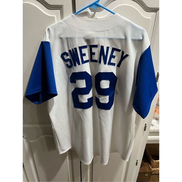 VINTAGE MAJESTIC KANSAS CITY ROYALS #29 MIKE SWEENEY BASEBALL JERSEY Large - Picture 7 of 8